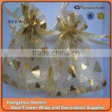 Beautiful Handbag Organza Gift Bag With Printing Customerized Pattern With Drawing Pouch Logo thumbnail-3