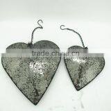 Factory wholesale metal hanging heart decoration