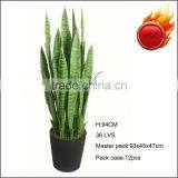 Hot Sale 94cm Tall Landscape Artificial Green Sansevieria Plant Snake Plant thumbnail-1
