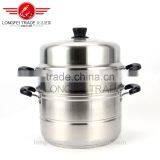 Best Selling Two Layer Stainless Steel Steam Pot/cooking Pot thumbnail-5