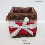 Rattan Christmas Flower Pots thumbnail-1