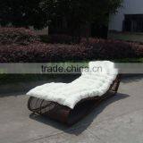 Outdoor Furniture Rattan Round Sunbed With Canopy ESR-9006 thumbnail-2