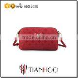 Real Leather Bowknot Zipper Clutch Wallet Smartphone Crossbody Bag for Women Teen Girls thumbnail-1