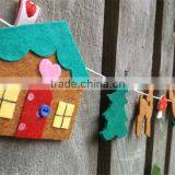 Hot Sell Cabin In The Woods Woodland Nursery Felt Garland Decor Woodland Animal Deer Garland Woodland Made in China thumbnail-1
