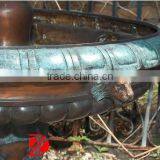 Bronze 3 Tier Lion Head Garden Water Fountain thumbnail-3