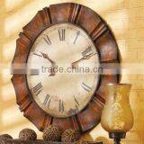 Crimped Frame Wall Clock/Chesterton Iron Wall Clock