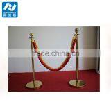 Museum Exhibition Barrier Stanchion Pole of Rope thumbnail-3