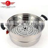 High Quality Multi-purpose Stainless Steel Cooking Stock Pot Stainless Steel Food Steamer thumbnail-1
