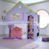 In Stock - Bisini New Product Promotion Kids Wooden Tree House/doll House Bunk Bed - BF07-70360 thumbnail-1