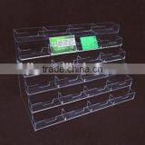 High Quality Acrylic Name Card Holder With Two Holders Acrylic Rack Card Holder thumbnail-1