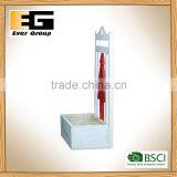 Square Wooden Planter Box, Garden Decor, Restaurant and Wedding Decorations Flowerpot thumbnail-3