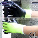 NMSAFETY Nitrile Coated Personalized Green Winter Gloves thumbnail-1
