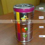 Round Stacked Canister for Flower Teas thumbnail-1