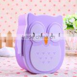 1050ml Cartoon Owl Lunch Box Food Fruit Storage Container Portable Bento Box Food-safe Food Picnic Container for Children Gifts thumbnail-1