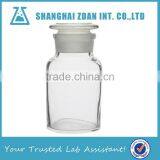 125ml Clear, Wide Mouth Glass Reagent Bottles With Ground-in Glass Stopper Or Plastic Stopper, Laboratory Glassware thumbnail-1