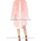 2016 Best Selling Winter Women Pink Sexy Fox Fur Coat OEM Service thumbnail-1