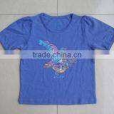 Children Cotton T-shirts , Kids Short Sleeve Water Printed Interlock Jersey Cotton T-shirts thumbnail-3