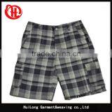 Short Pants Cheap Trousers Bulk Wholesale Cargo Mens Plaid Shorts thumbnail-5