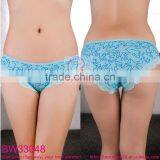 Ladies Blue Star Underwear With Lace Trim thumbnail-1