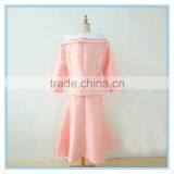 Elegant Skirt Sets Pink Color Combination Wholesale Church Suits For Ladies thumbnail-3