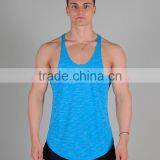 Custom Stringer Vest, Tri-blend Fitness Singlet, Gym Tank Top thumbnail-2