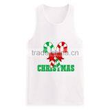 Latest Fashion Printing Design Custom Wholesale Mens 100 Cotton Tank Top thumbnail-4