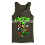 Wholesale Cheap Printed Design Screen Printing Custom Stringer Bodybuilding Tank Top thumbnail-6
