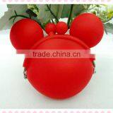 S80124A Korean Version of Mickey Silicone Wallet Little Cartoon Mini Coin Mini Bag thumbnail-2