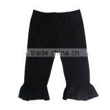 Persnickety Children Clothing Wear Wholesale Cheap Price Pure Cotton Pants Colorful Ruffle Pants Capris Baby Girls Cotton Capris thumbnail-4