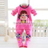 Wholesales Spring Autumn Cotton Printing Baby Clothes Set Wear thumbnail-4