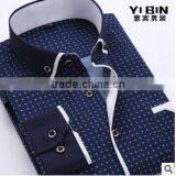 In Stock China Shirt Manufacturer Full Size Printing Long Sleeve Fashionable Fancy Printed Rounded Hem Cotton T-shirt thumbnail-3