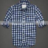 New Fashion Check Long Sleeve Mens Shirts thumbnail-1