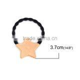 Zinc Based Alloy DIY Resin Mold For Jewelry Making Hair Ties Pentagram Star Gold Plated & Black thumbnail-2