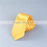 Polyester Necktie Golden Yellow Classic Neckties thumbnail-3
