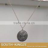 Carribean Sea Marine Style Metal Antique Silver Pendant thumbnail-6