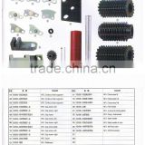 chain link, screw , join together plate, chain wheel , steel needle of cam , roller