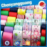 CYG Gross Grain Ribbon Colorful Style Customized Printed Pattern thumbnail-1