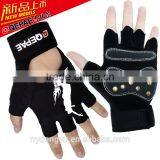 Wrist Protection Half Finge Cycling Gloves /enhanced Protection Unisex Outdoors Fitness Training Gloves thumbnail-1