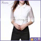 Office style long sleeve coolmax women summer tops