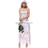 Wholesale Hot Sale Cosplay Sexy Bride Zombie Costume For Halloween