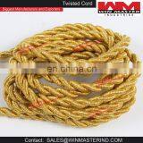 Metallic Gold Braided Trim Rope Cord thumbnail-4