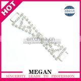 Brass Crystal Rhinestone Connector for Shoes/bikini/swimwear thumbnail-1