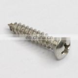 Philips Cross CSK Head M1.8 Screw By Self Tapping Thread Nickel Zinc Plated