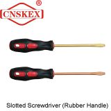 Sliotted Screwdriver(Rubbr Handle)