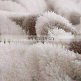 100% Polyester Sherpa Flannel Blanket Two Sides Brushed Cozy Fleece Throw thumbnail-5