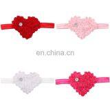 Free Shipping Handmade Valentines Day Newborn Baby Rose Flower Headband thumbnail-6