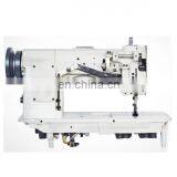 Double Needles Heavy Duty Lockstitch Flat Bed Industrial Sewing Machine for Leather thumbnail-6