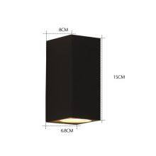 Round Square Design Waterproof IP65 6W 12W Led Wall Light thumbnail-2