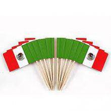 Toothpick Flags Mexican Flag Food Picks Party Supplies Wedding Decorations Cupcake Toppers Cocktail Picks thumbnail-1