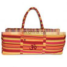 Hot Sale High Quality Block Print and Embroidered Yoga Mat Bag thumbnail-5